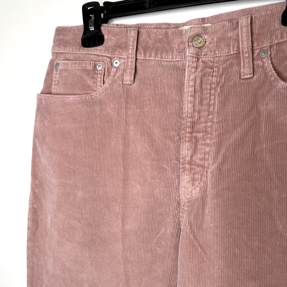 Madewell Corduroy Perfect Vintage Straight Jeans, 31 T - Picture 2 of 7